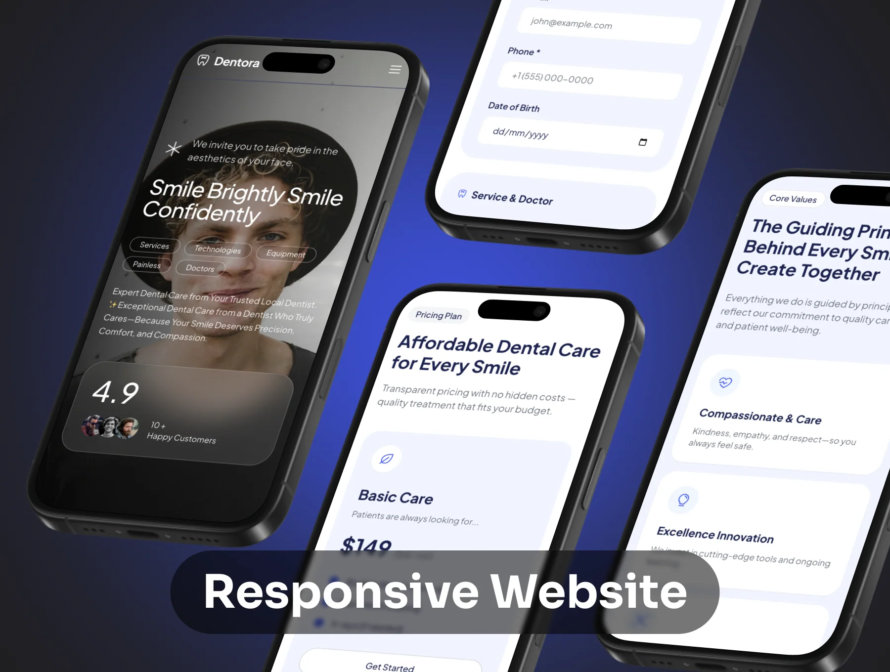 Dentora - Dental Care Template 3