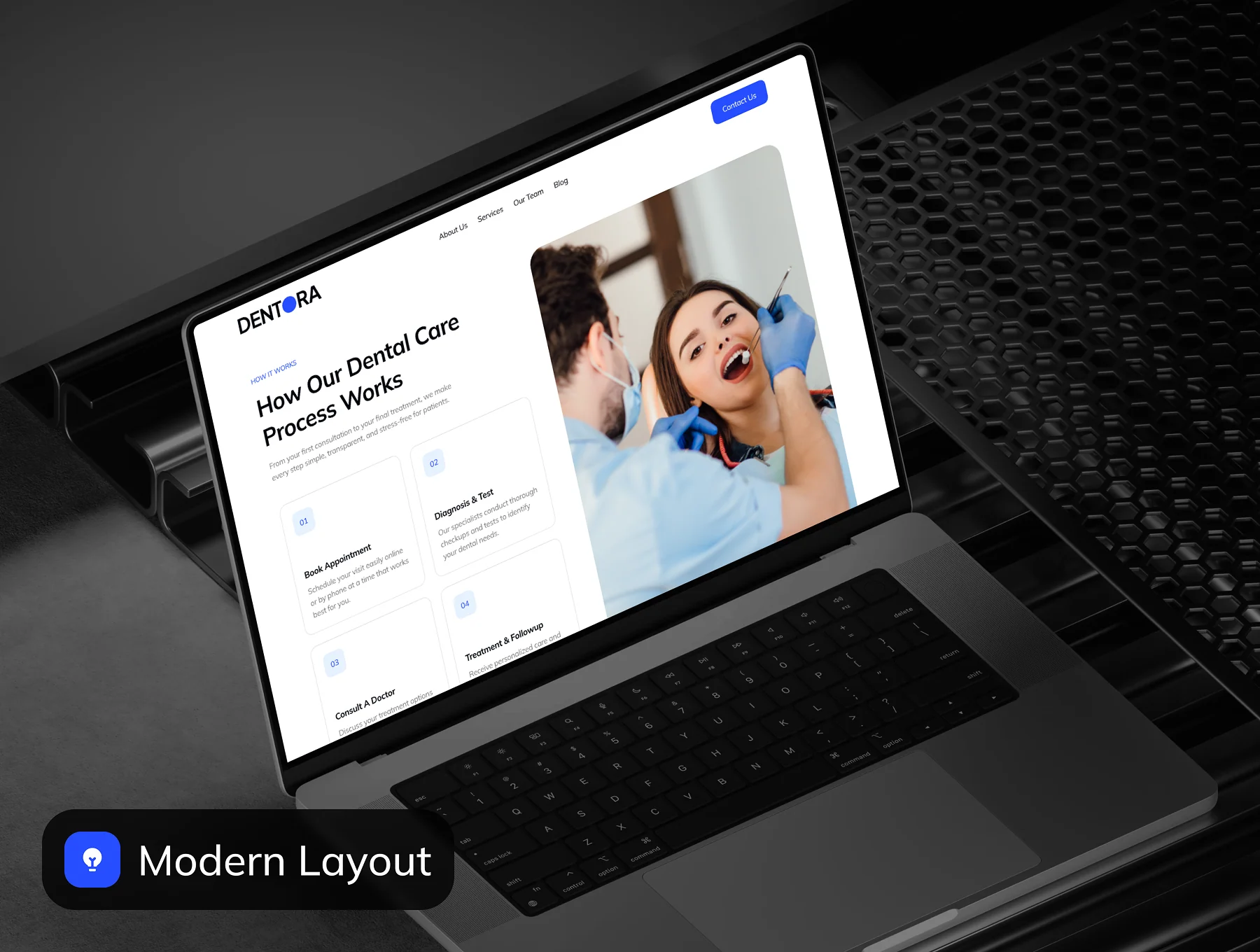 Dentora - Dental Clinic Websute UI Kit 5