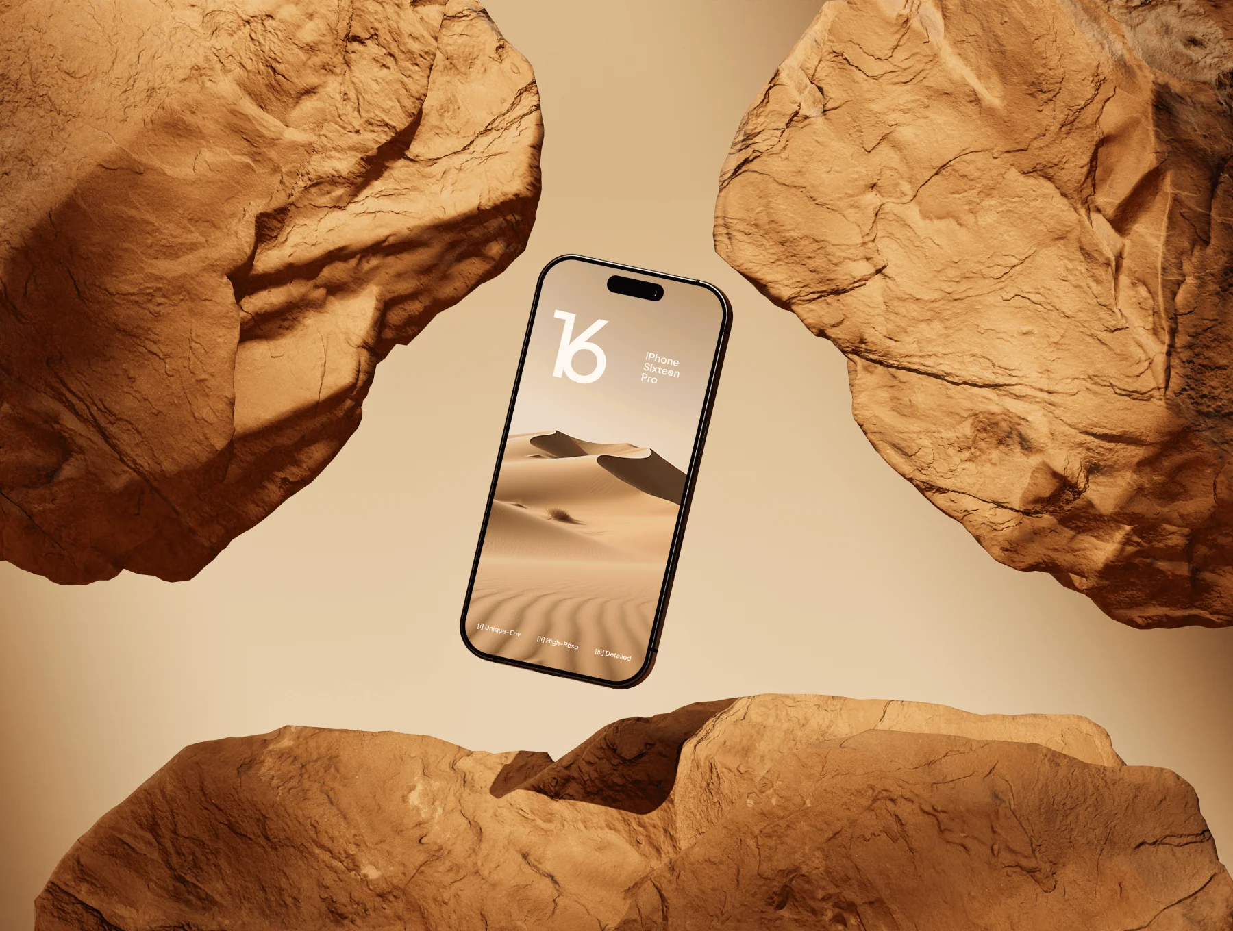 Desert Rock Device Mockup 3