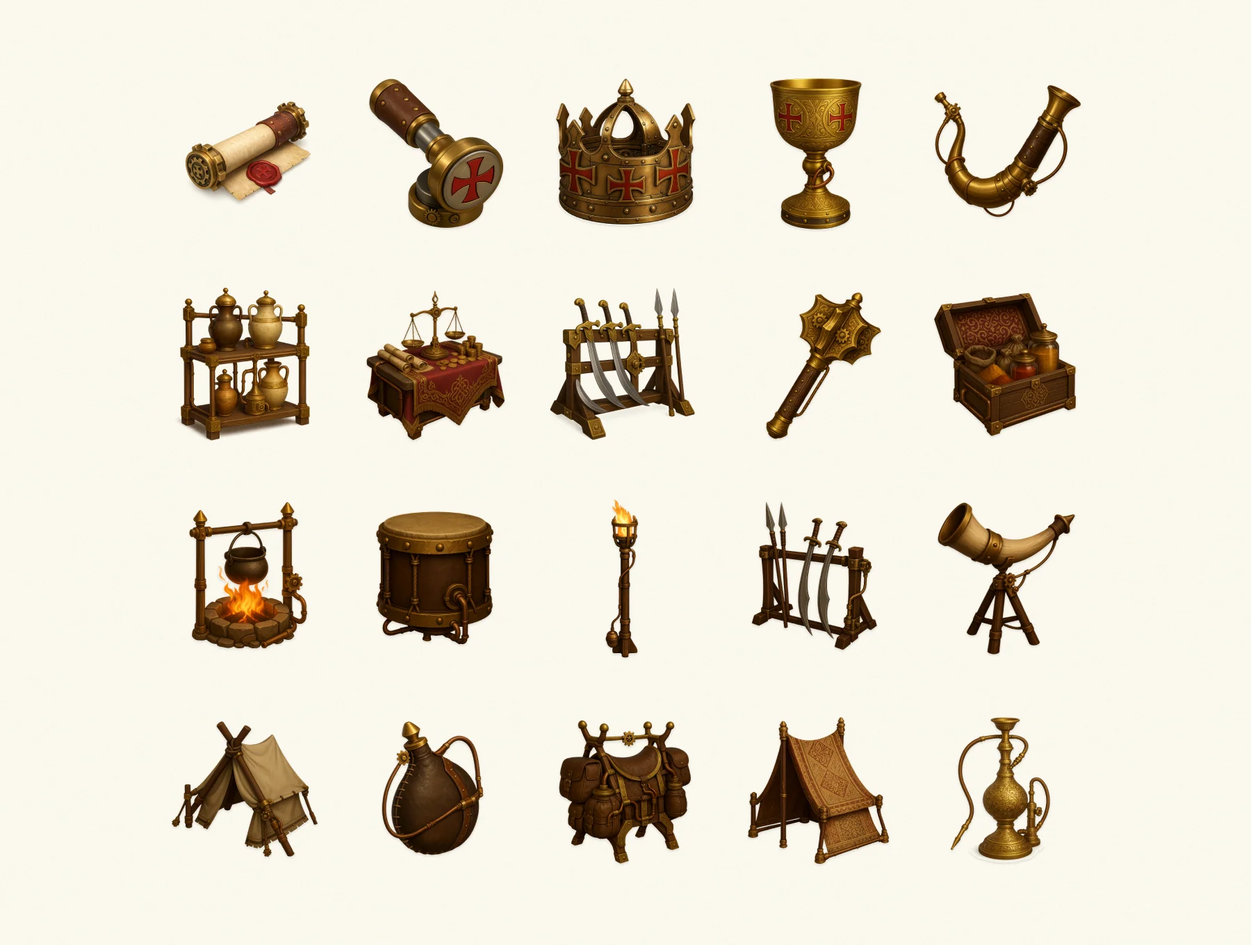 Desertforge Icons – Crusade Steampunk 3D Pack 3