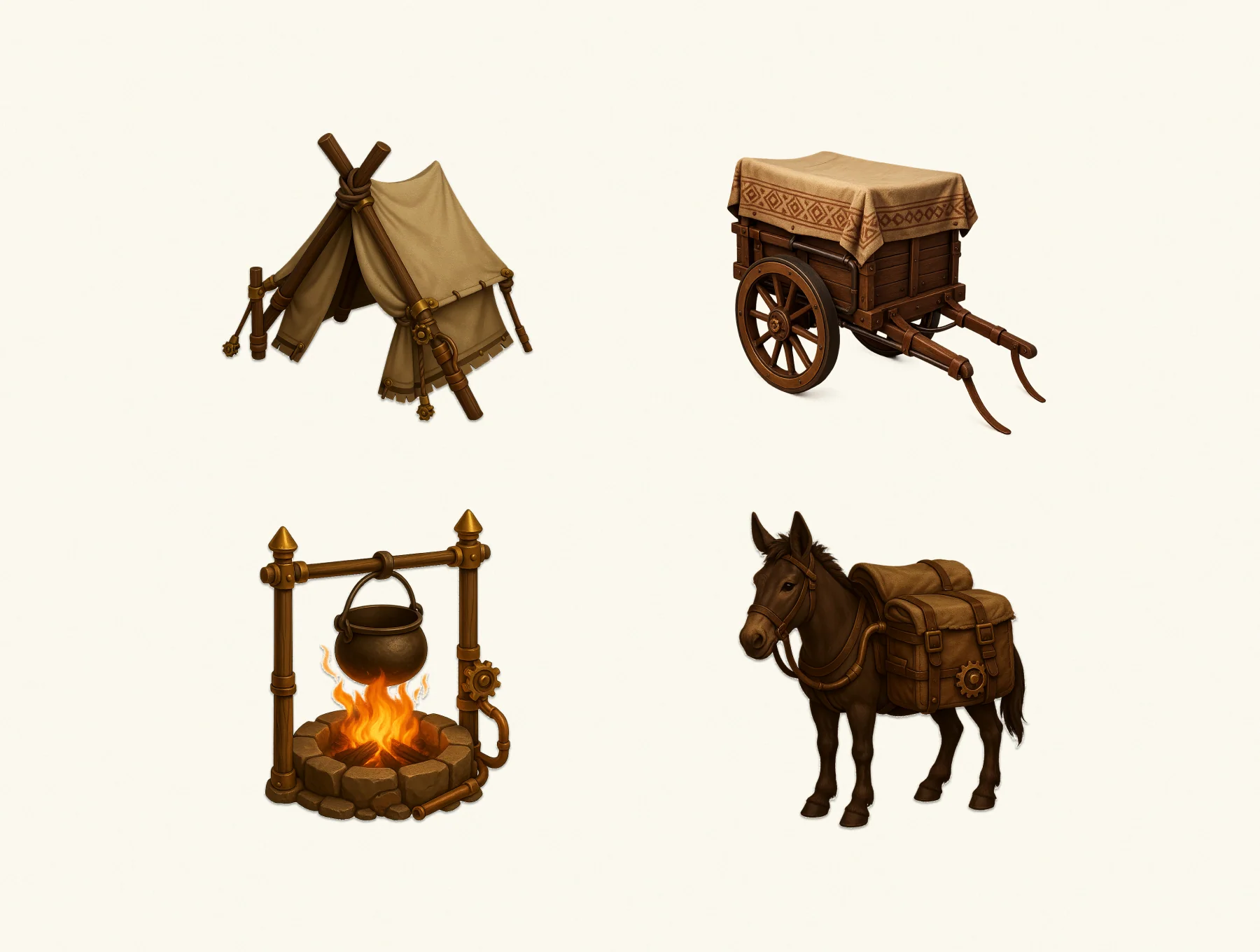 Desertforge Icons – Crusade Steampunk 3D Pack 5