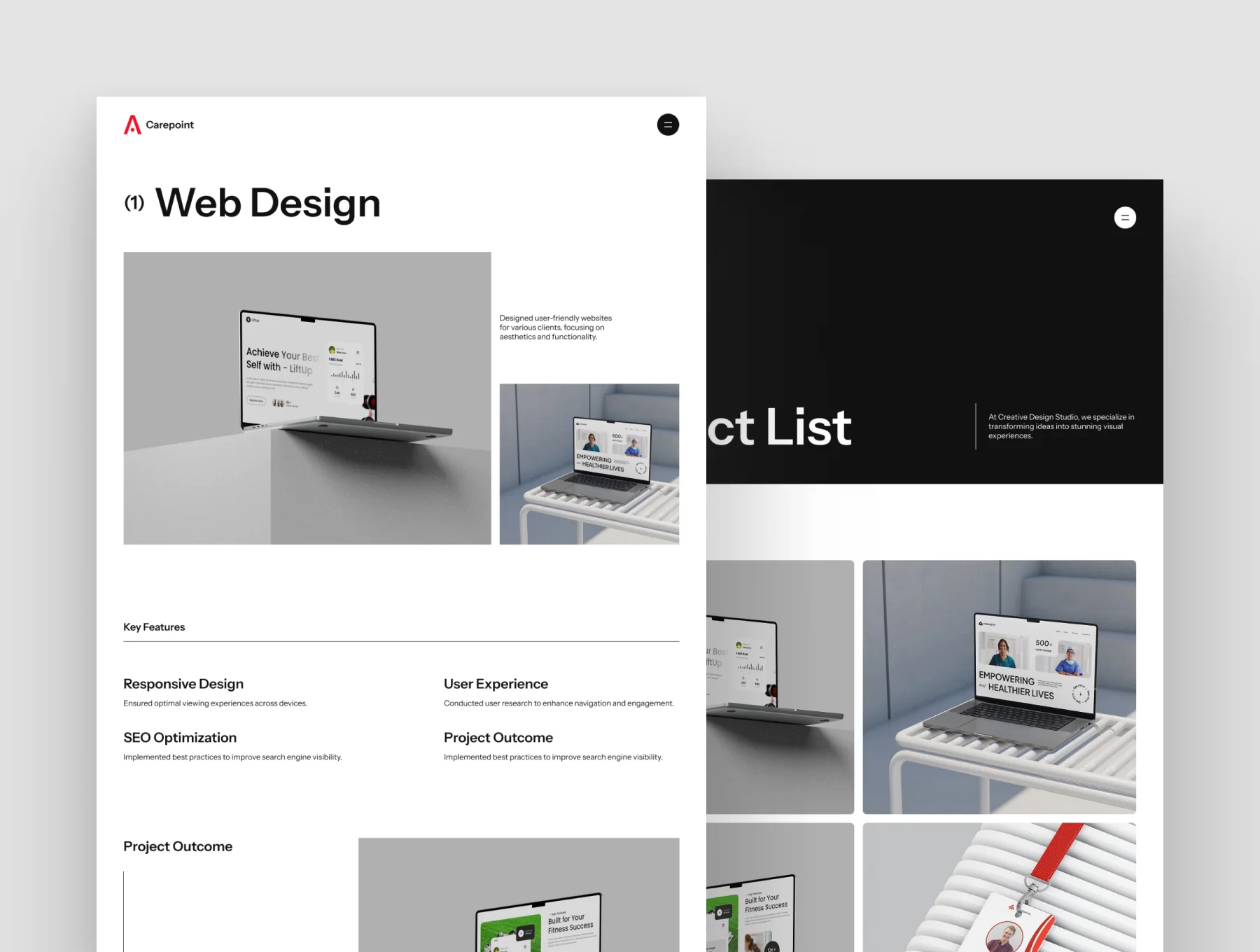 Design Studio and Creative Agency Framer Website 2