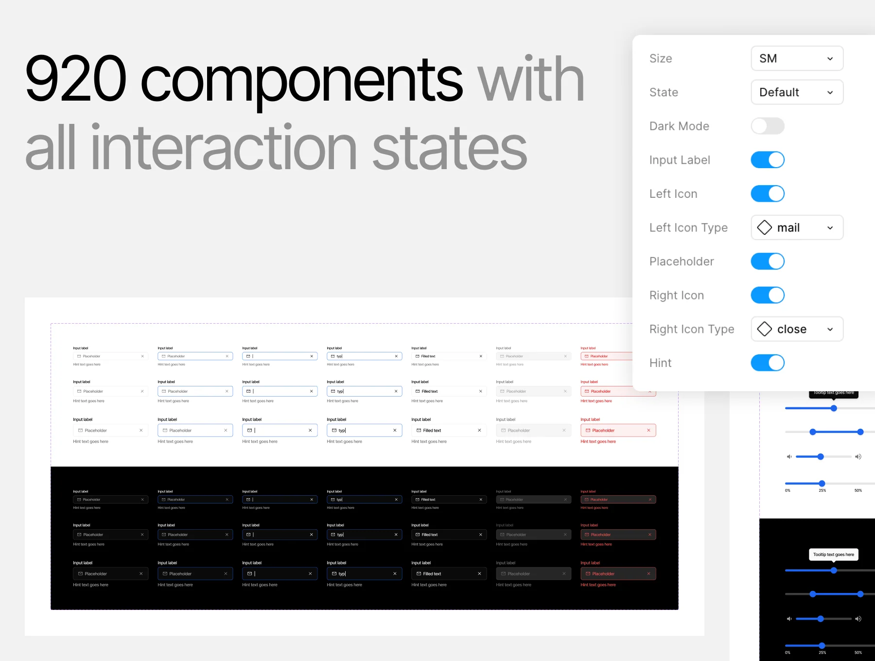 Design System Pro Atomic 1.0 - Dark Mode Included 4