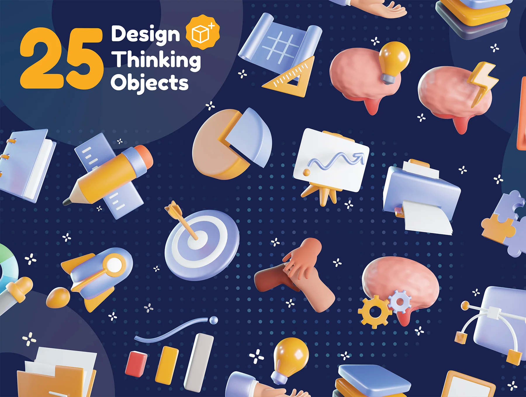 Design Thinking 3D Icons 6