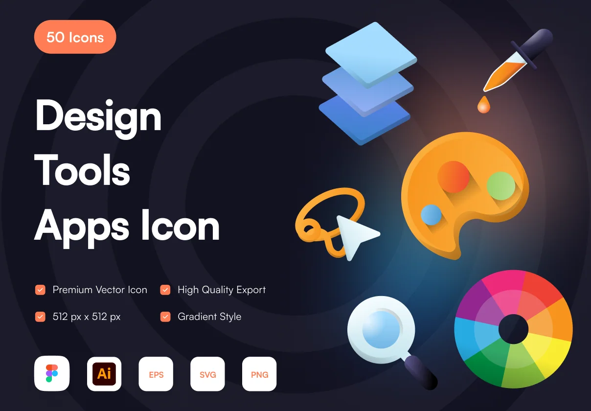 2D Icon Design Tools Apps