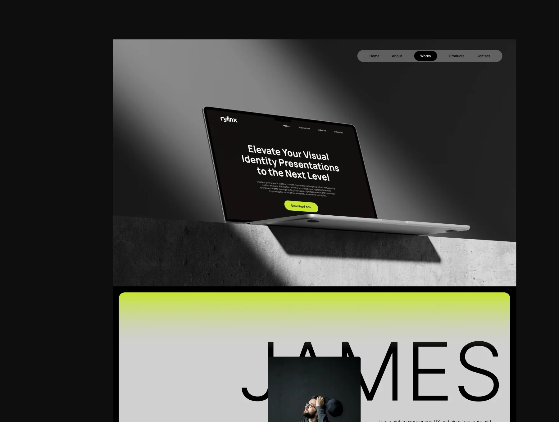Designer's Portfolio  Framer Template 2