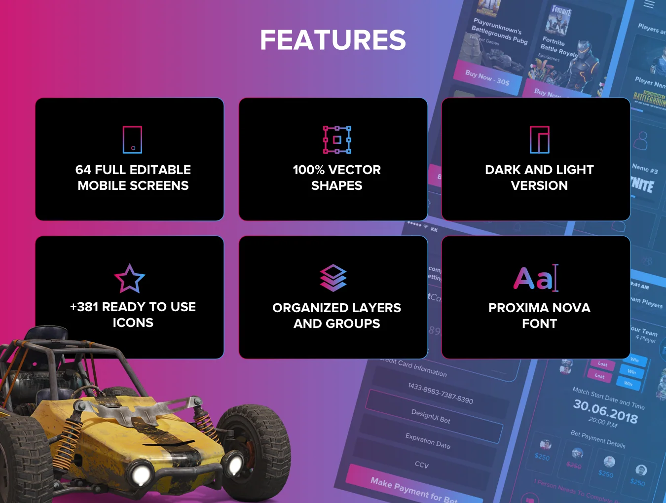 EsportsBet Duello UI Kit 2
