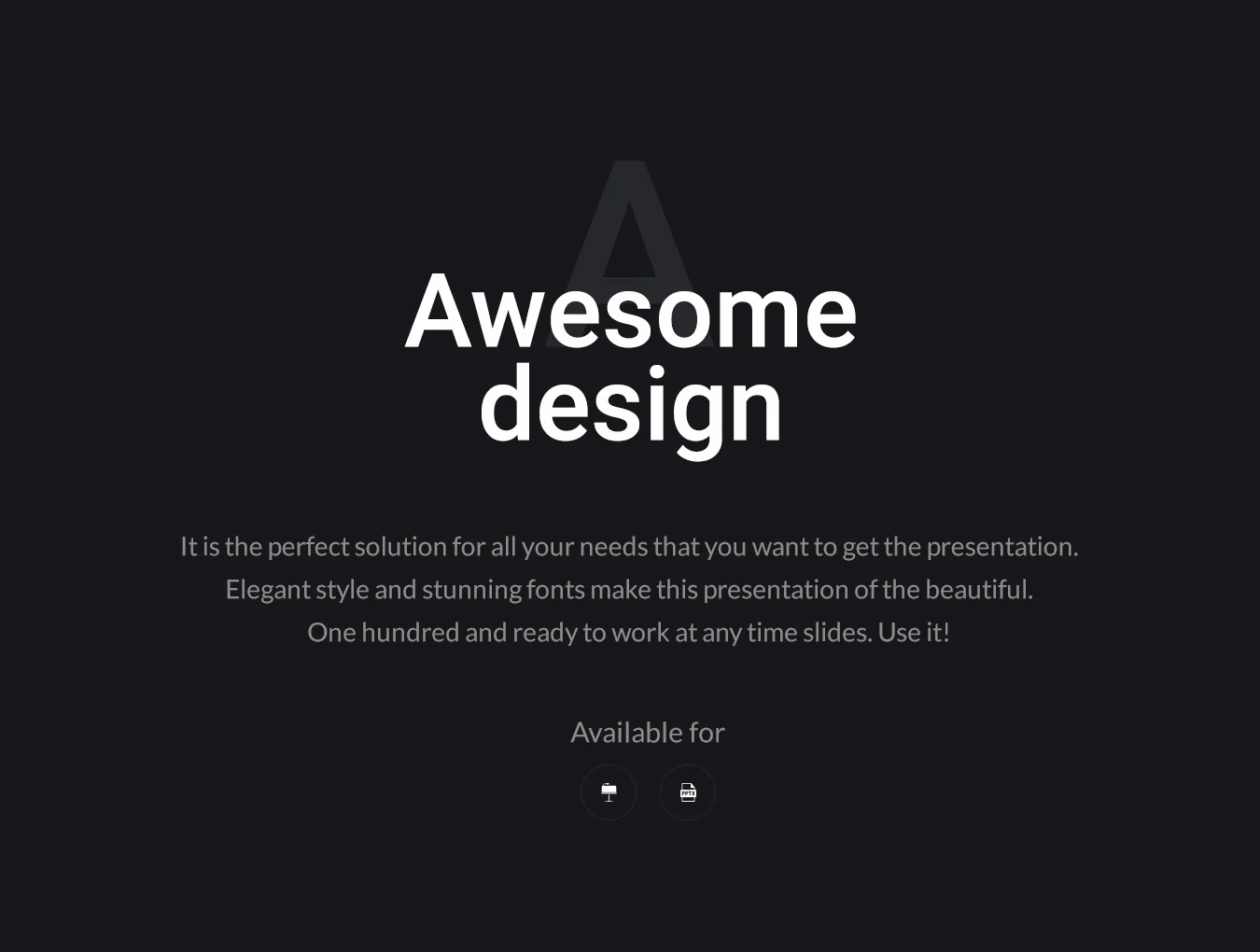Desire Presentation 2