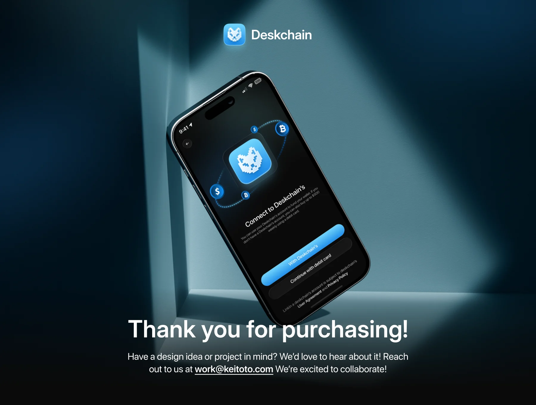 Deskchain – Crypto Mobile App UI KIT 6