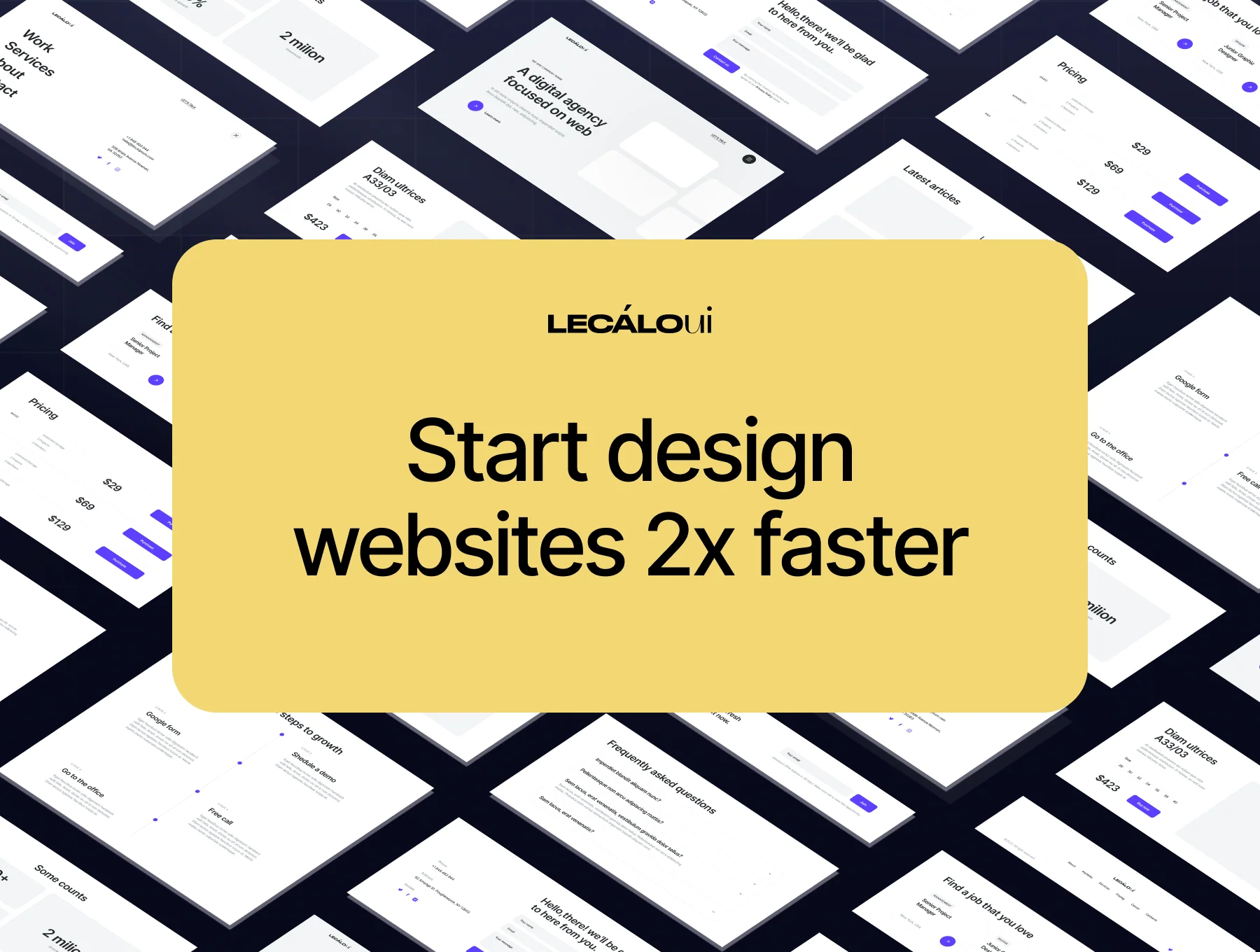 Desktop Wireframe Kit – 350 unique sections 8