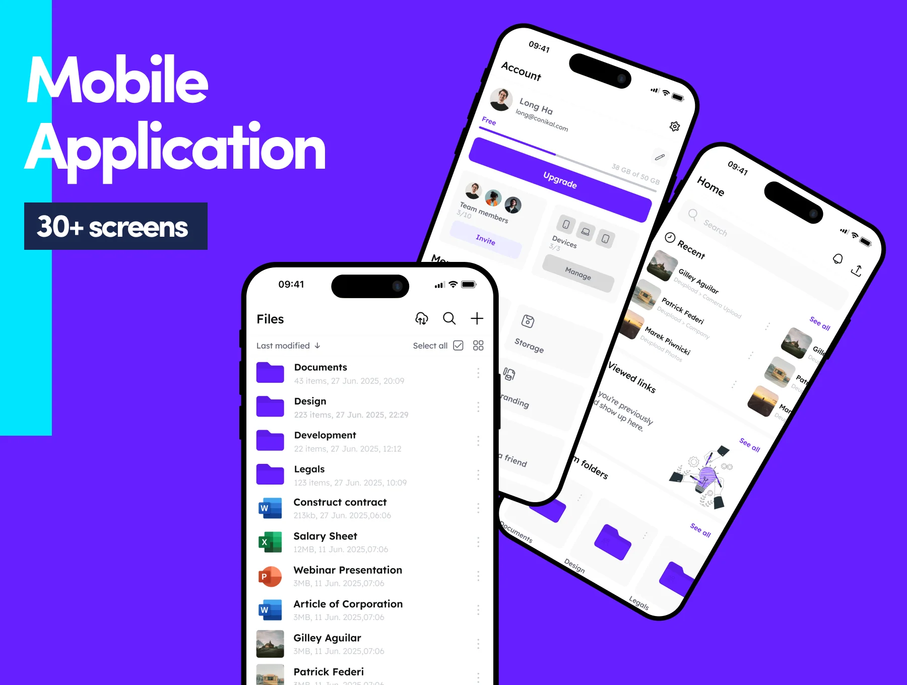 Deupload - Cloud Storage App + Landing pages 7