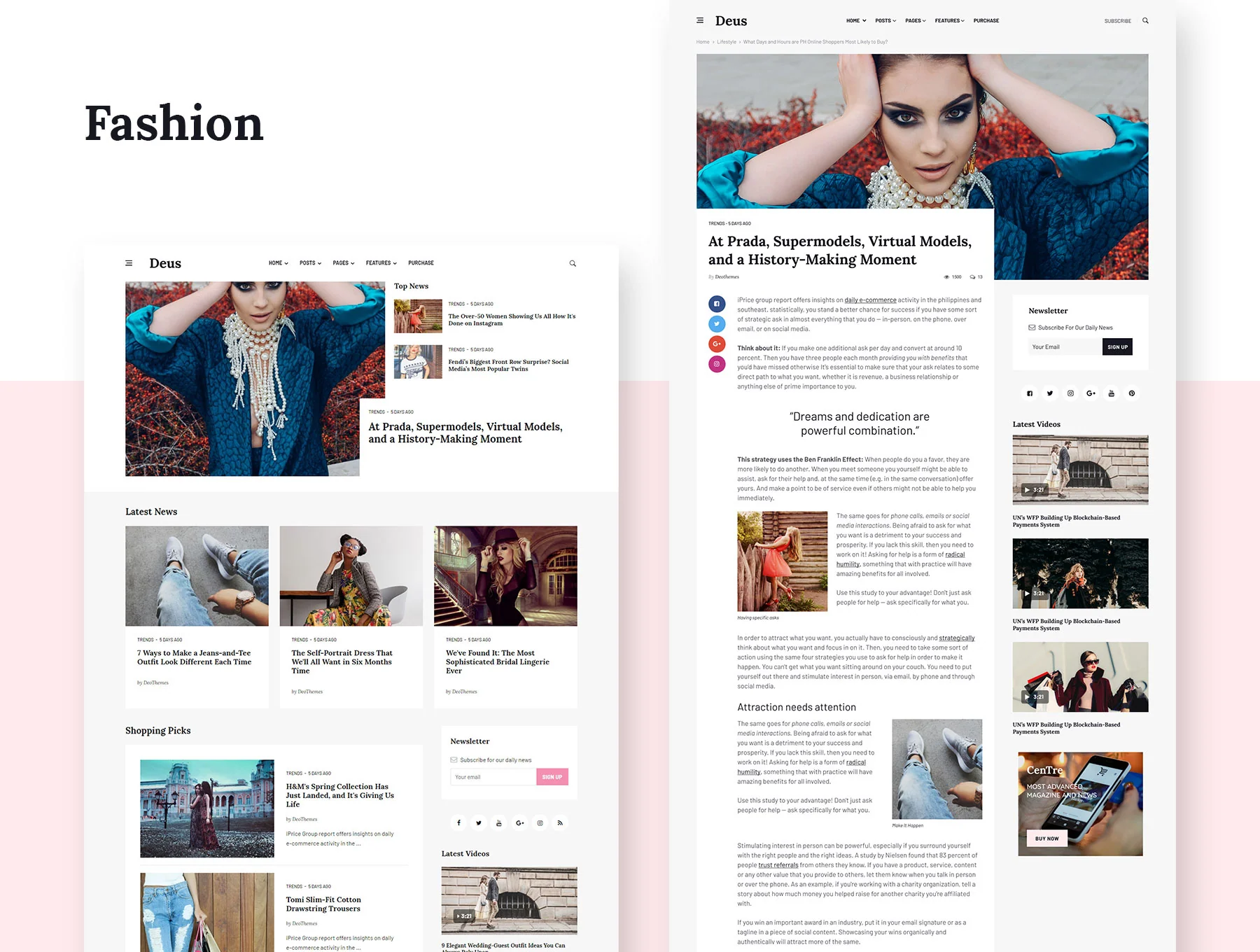Deus - Multi-Niche Newspaper HTML Magazine 4