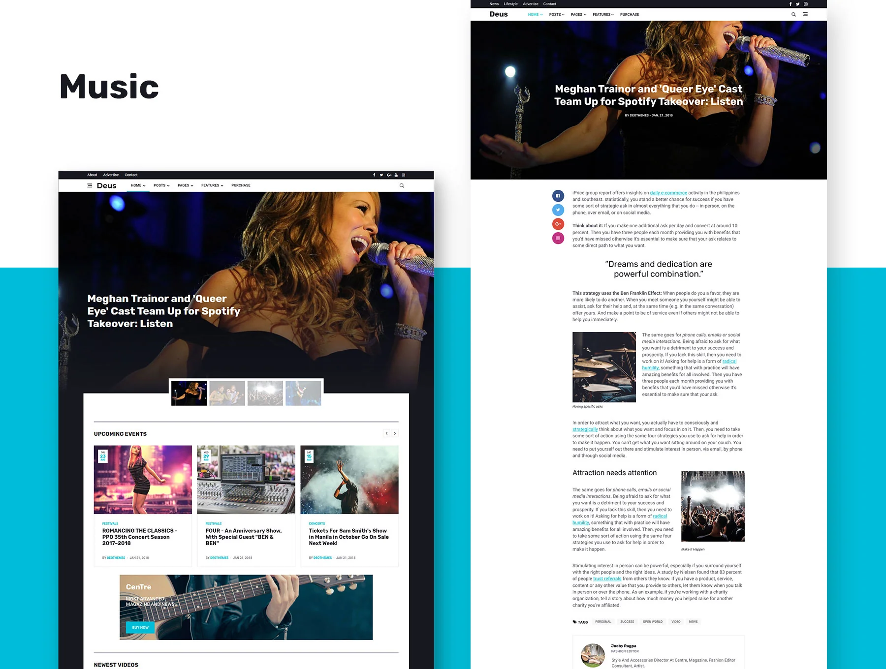 Deus - Multi-Niche Newspaper HTML Magazine 7