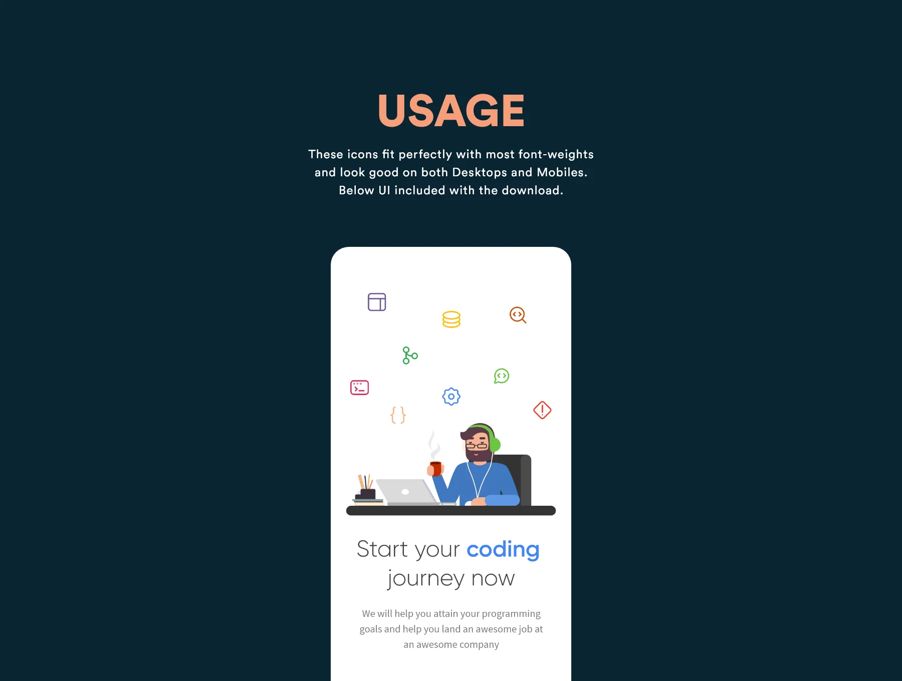 Developer Life Icon Pack 4