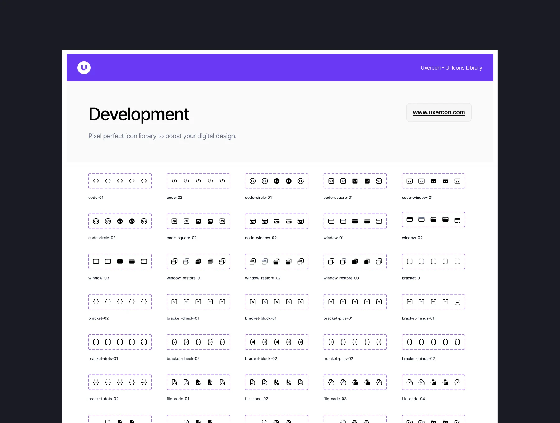 Developments - Uxercon Icon Pack 5