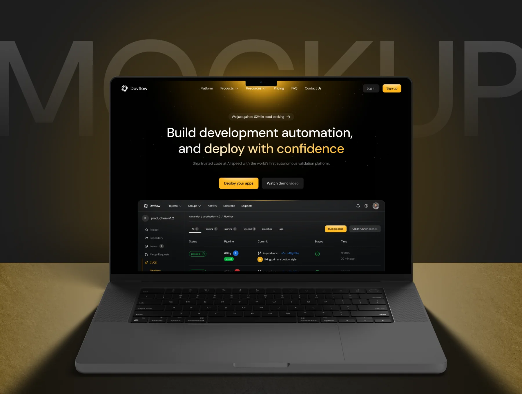 Devflow - SaaS Website UI Kit 7