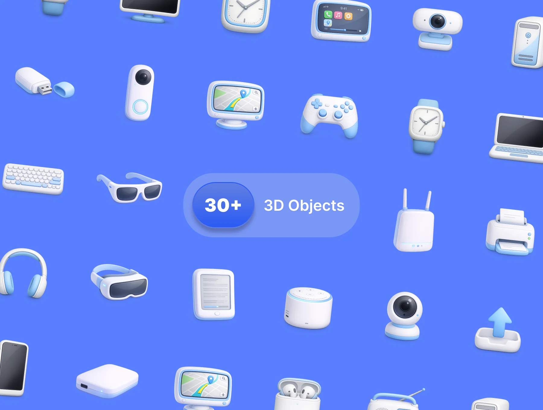 Device 3D Icons Pack 6