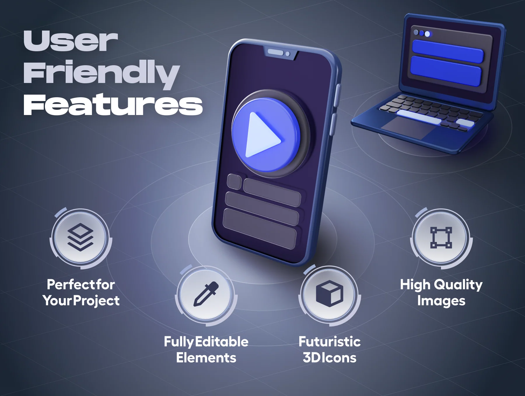 Devicely - Multimedia & Device 3D Icon Set 3