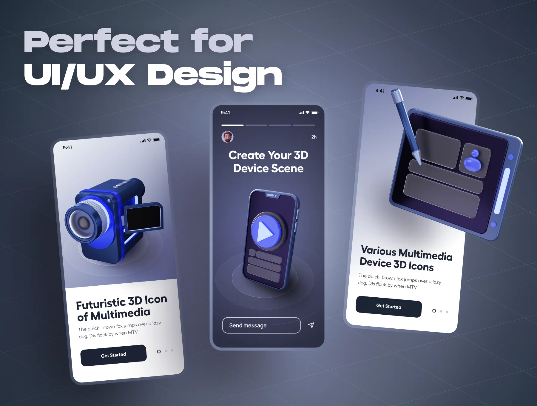 Devicely - Multimedia & Device 3D Icon Set 5