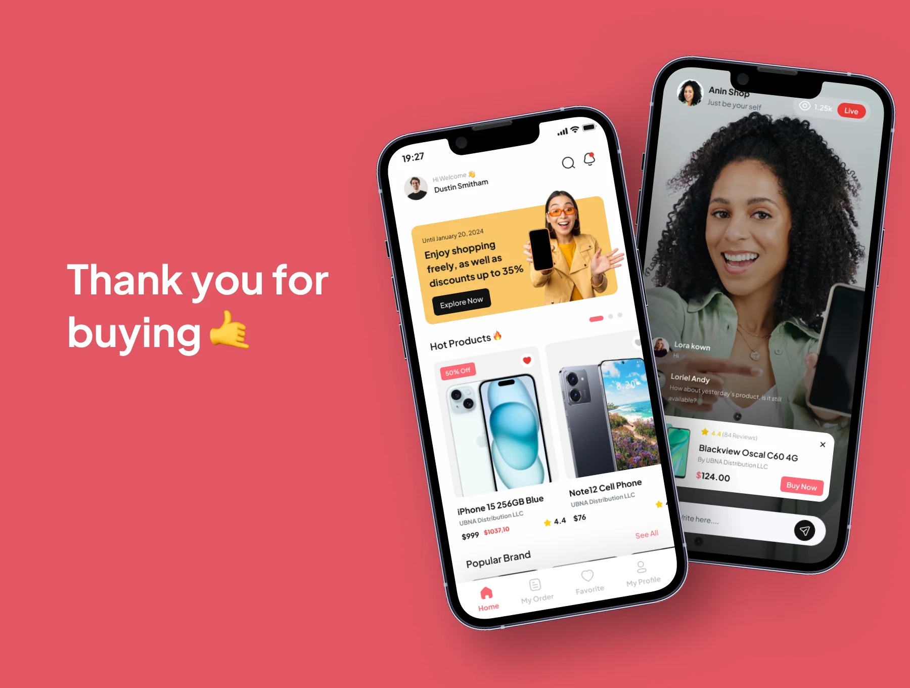 DeviceMart - Phone Shop E-Commerce Mobile App UI Kits 6