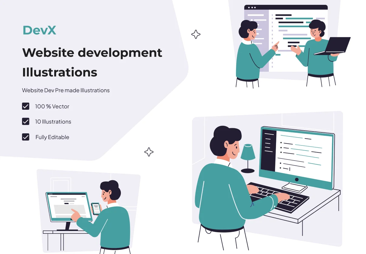 DevX - Website Development Illustrations