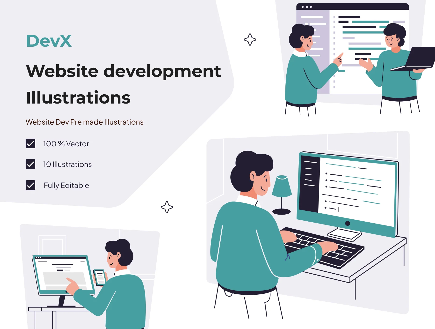 DevX - Website Development Illustrations