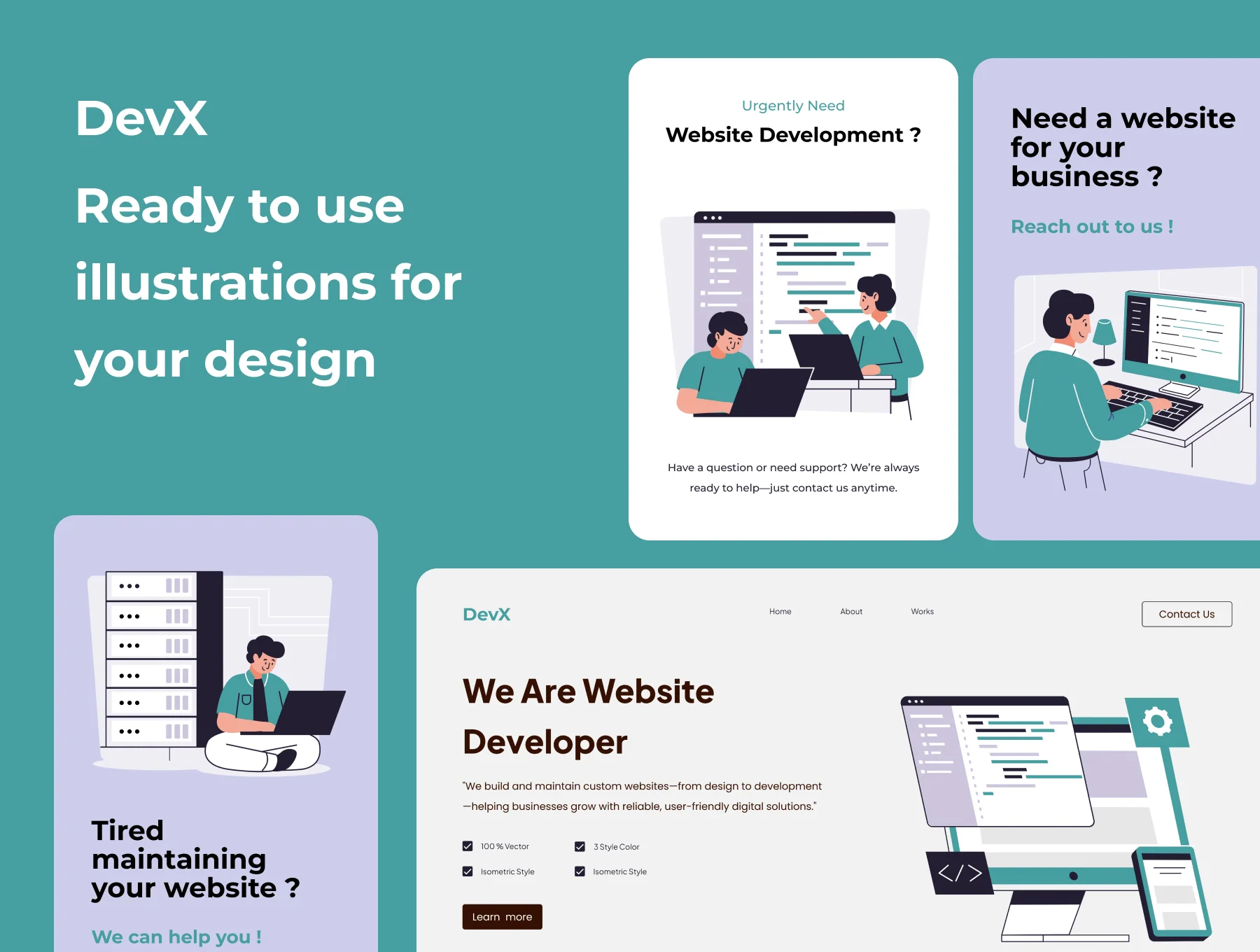 DevX - Website Development Illustrations 2