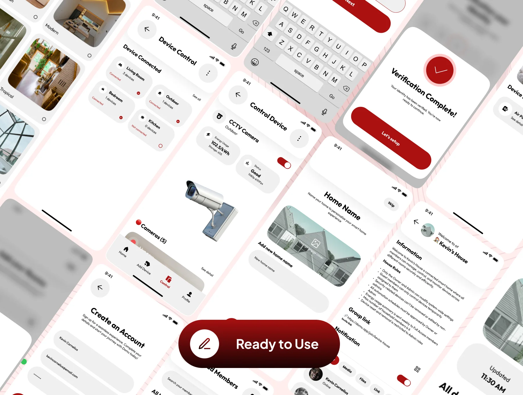 Domu - Mobile Smart Home App Ui Kit 7