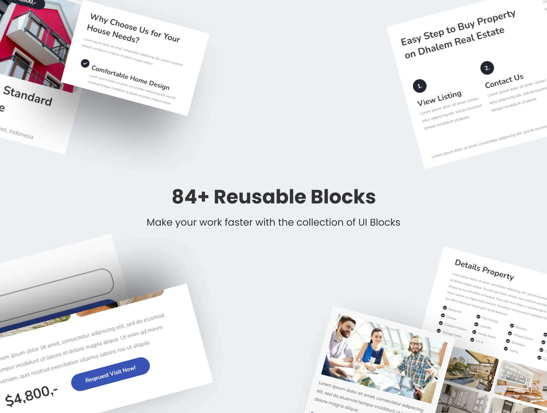 Dhalem Real Estate Website UI Kit 3