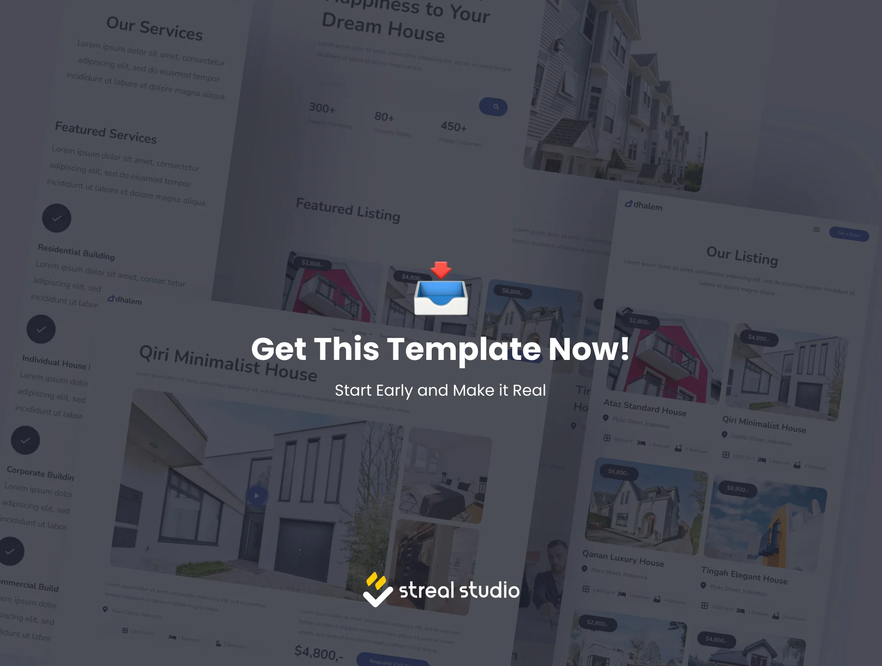 Dhalem Real Estate Website UI Kit 6