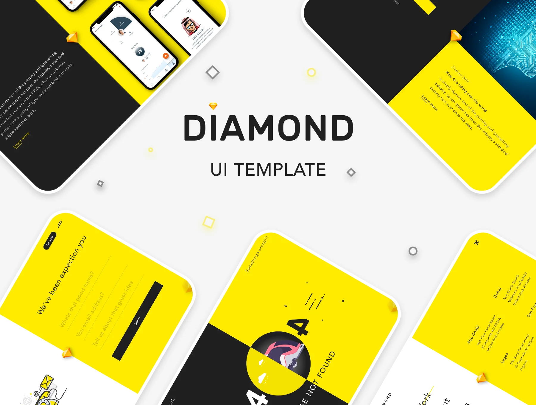 Diamond ui web template 2