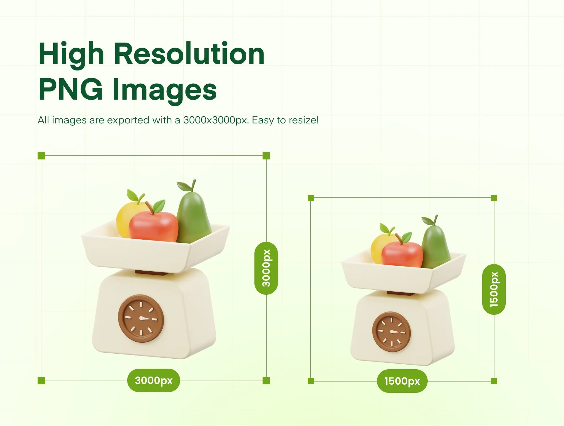 Diet & Nutrition 3D Icon 3
