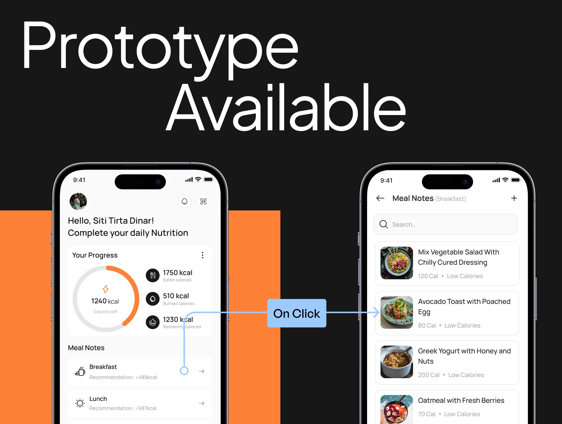 Diet Tracker App UI Kit 5