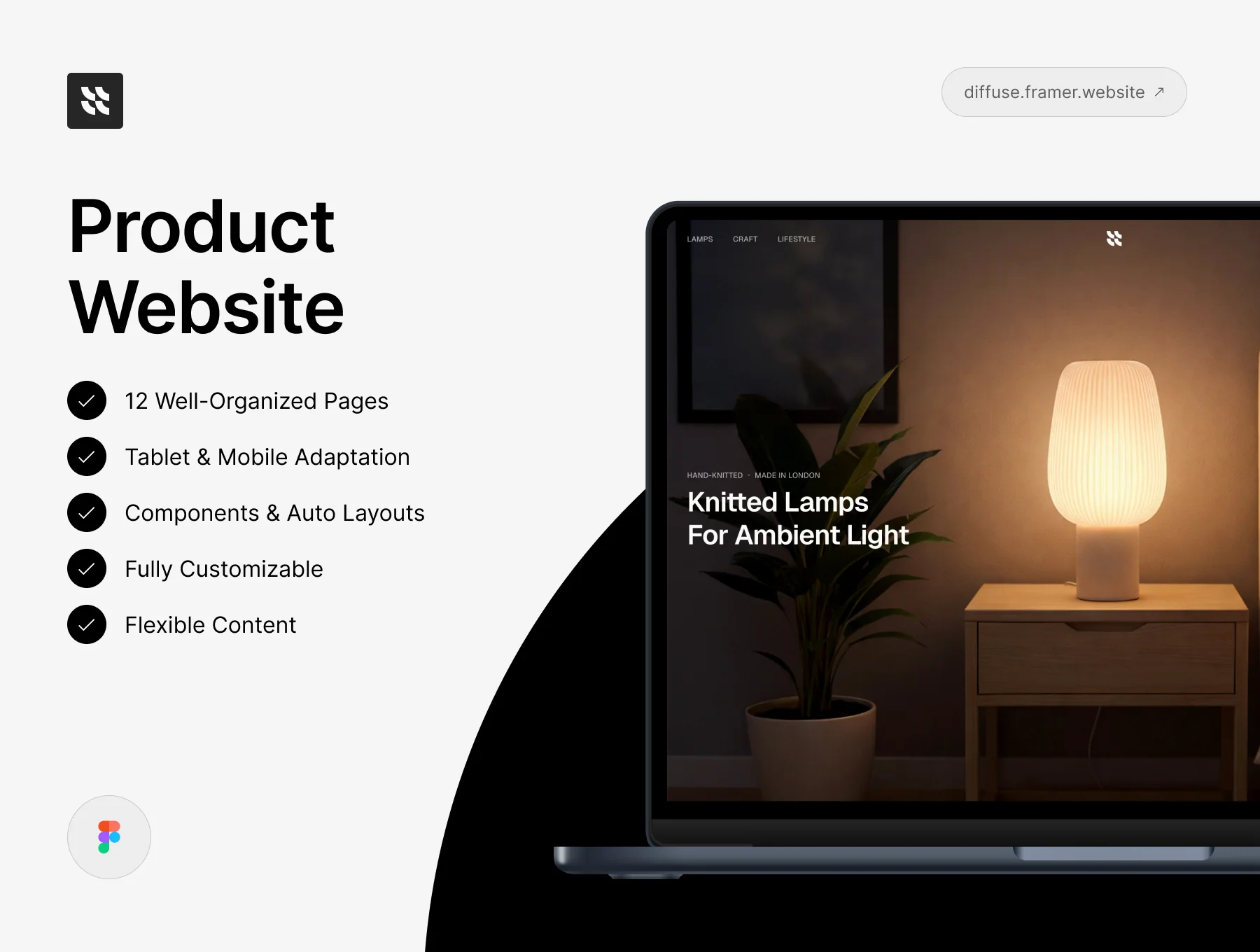 Diffuse – Product Website