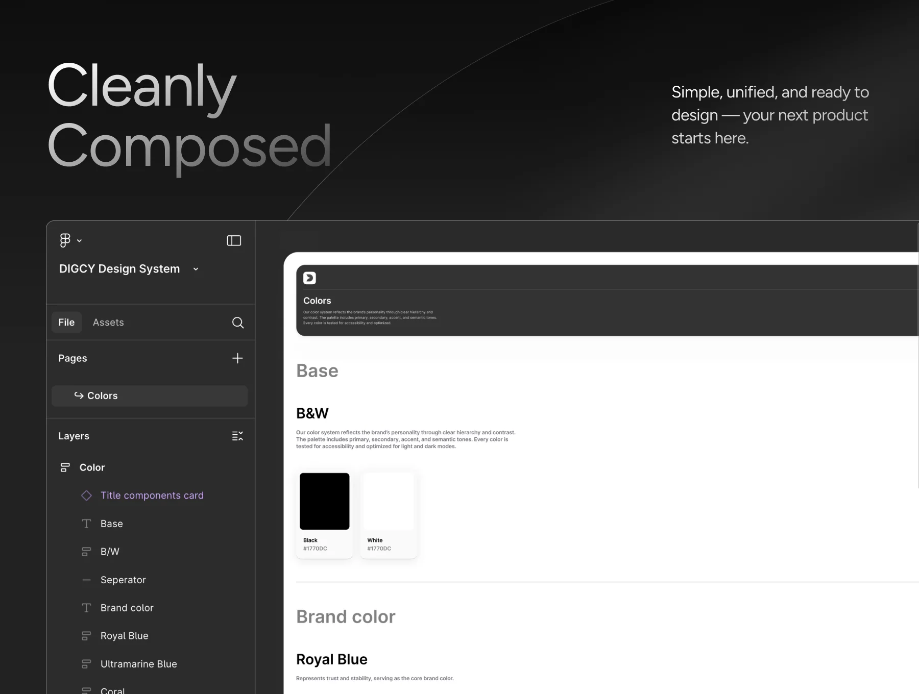 Digcy Design System – Modular UI Kit for Web Products 3