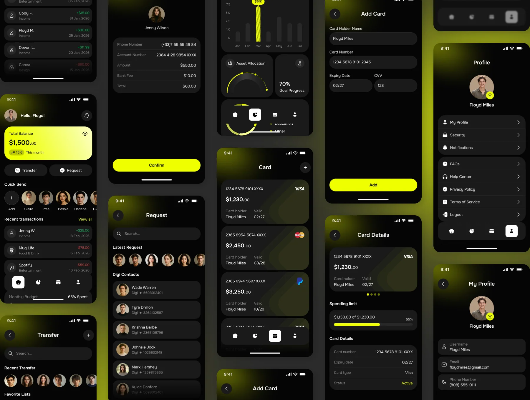 Digi Banking – Mobile App UI Kit 4
