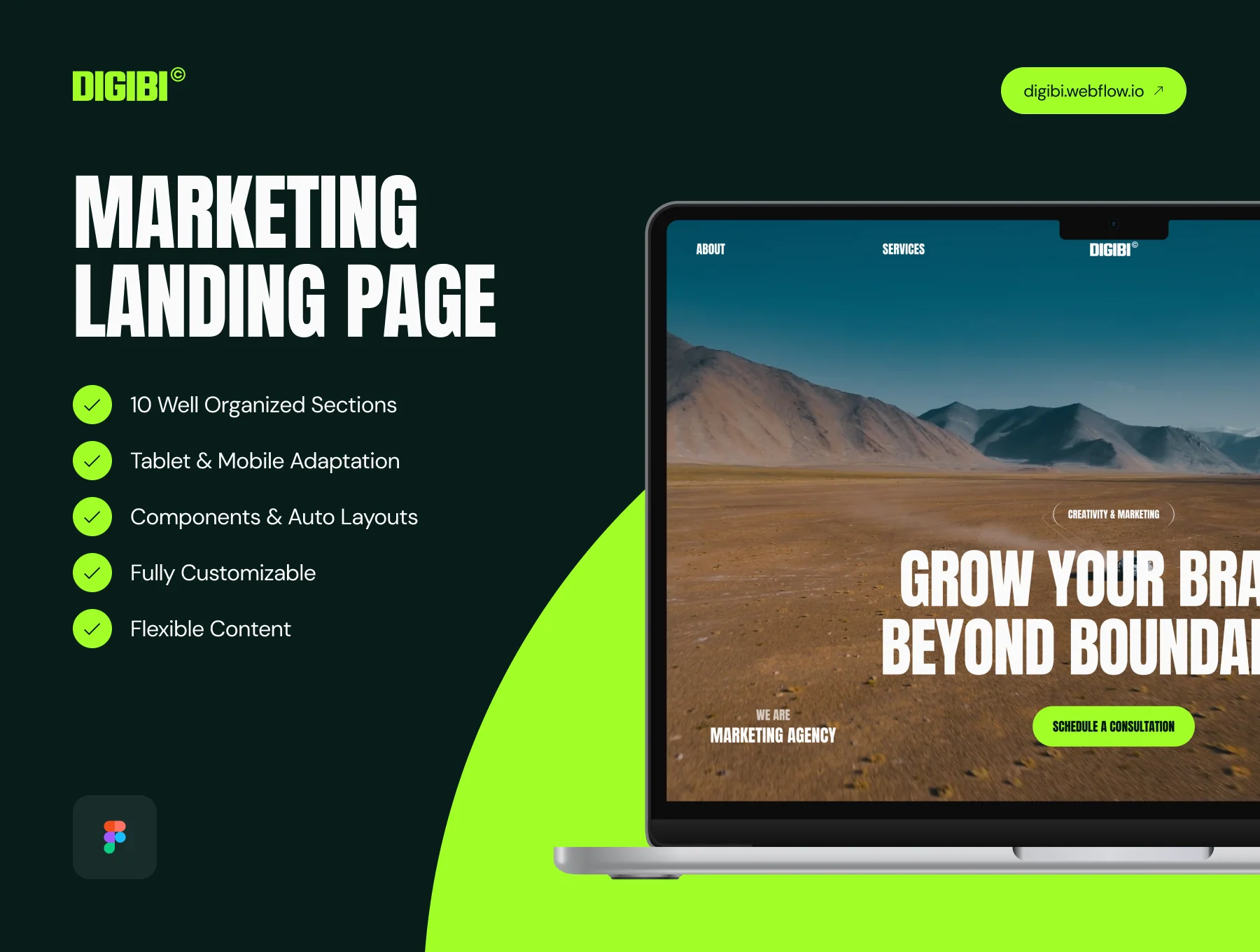 DIGIBI — Marketing Agency Landing Page