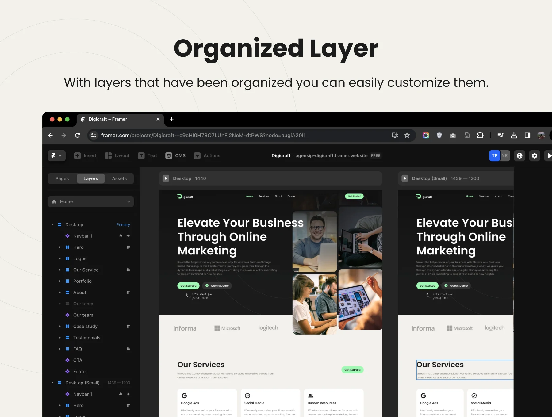 Digicraft - Digital Marketing Landing Page Template 6