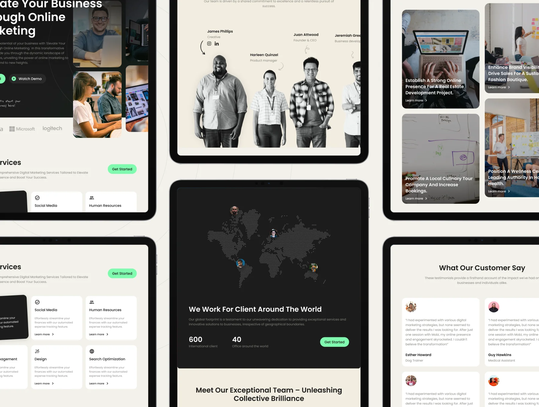 Digicraft - Digital Marketing Landing Page Template 8