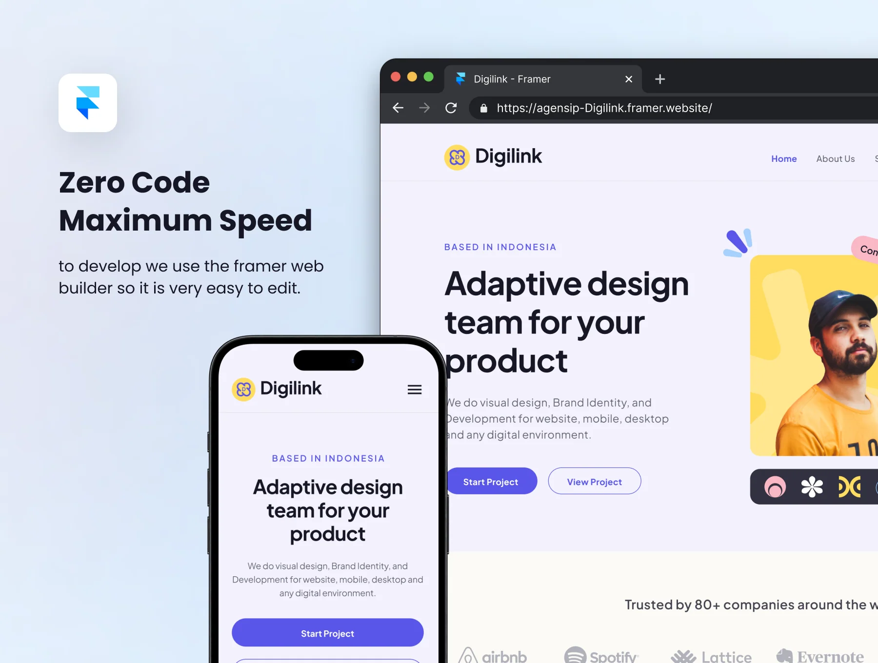 Digilink 2.0 - Digital Agency Landing Page Template 6