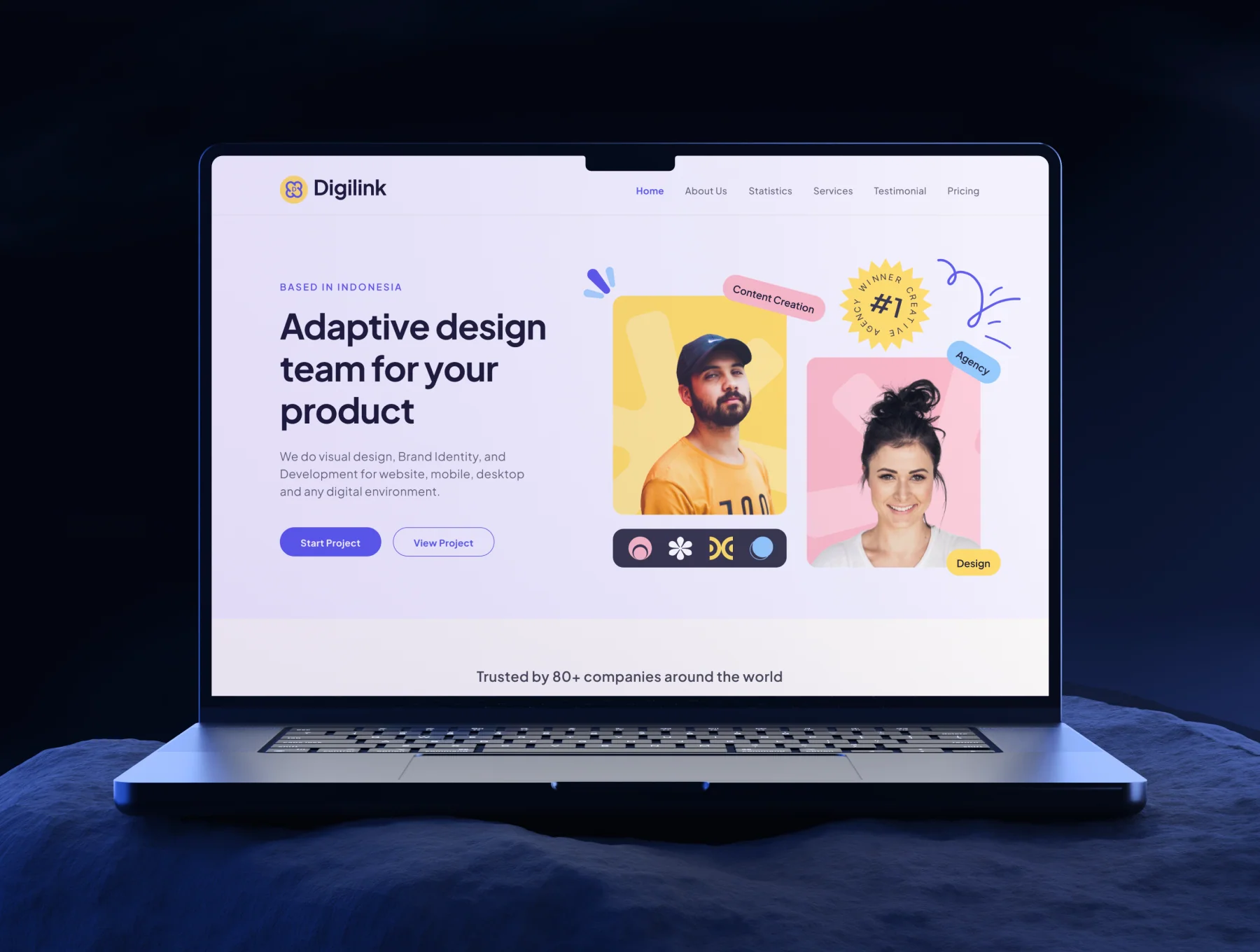 Digilink 2.0 - Digital Agency Landing Page Template 7