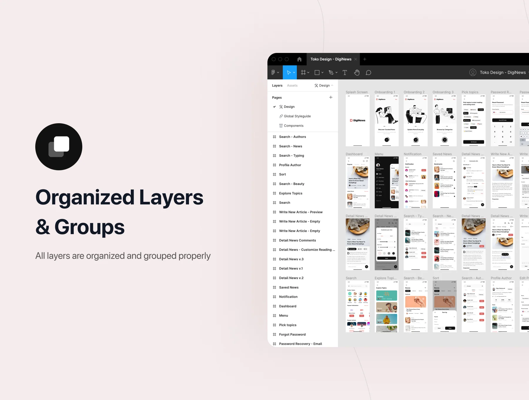 DigiNews - News App UI Kit 4