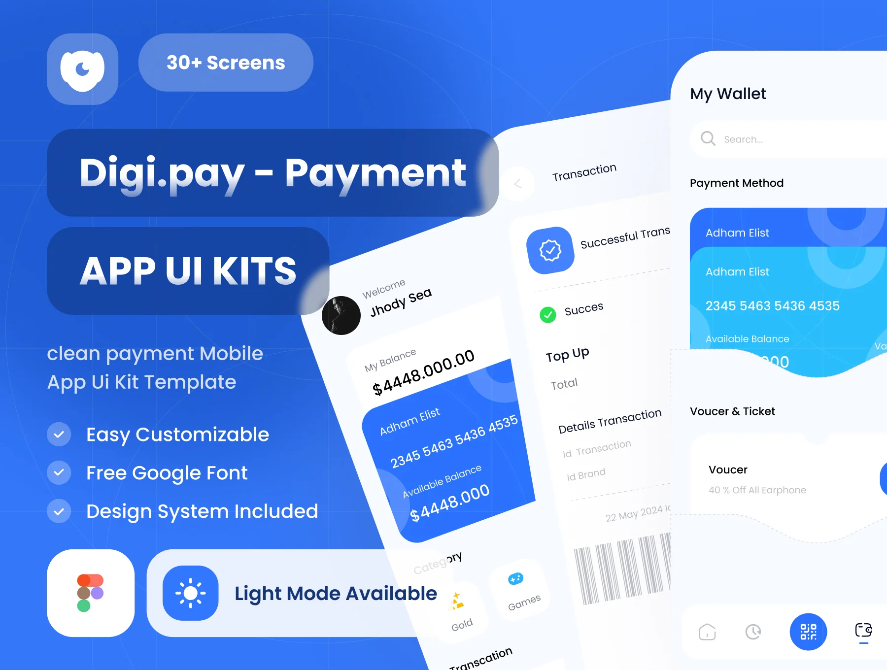 Digipay-  Digital Payment & Wallet App UI Kit 6