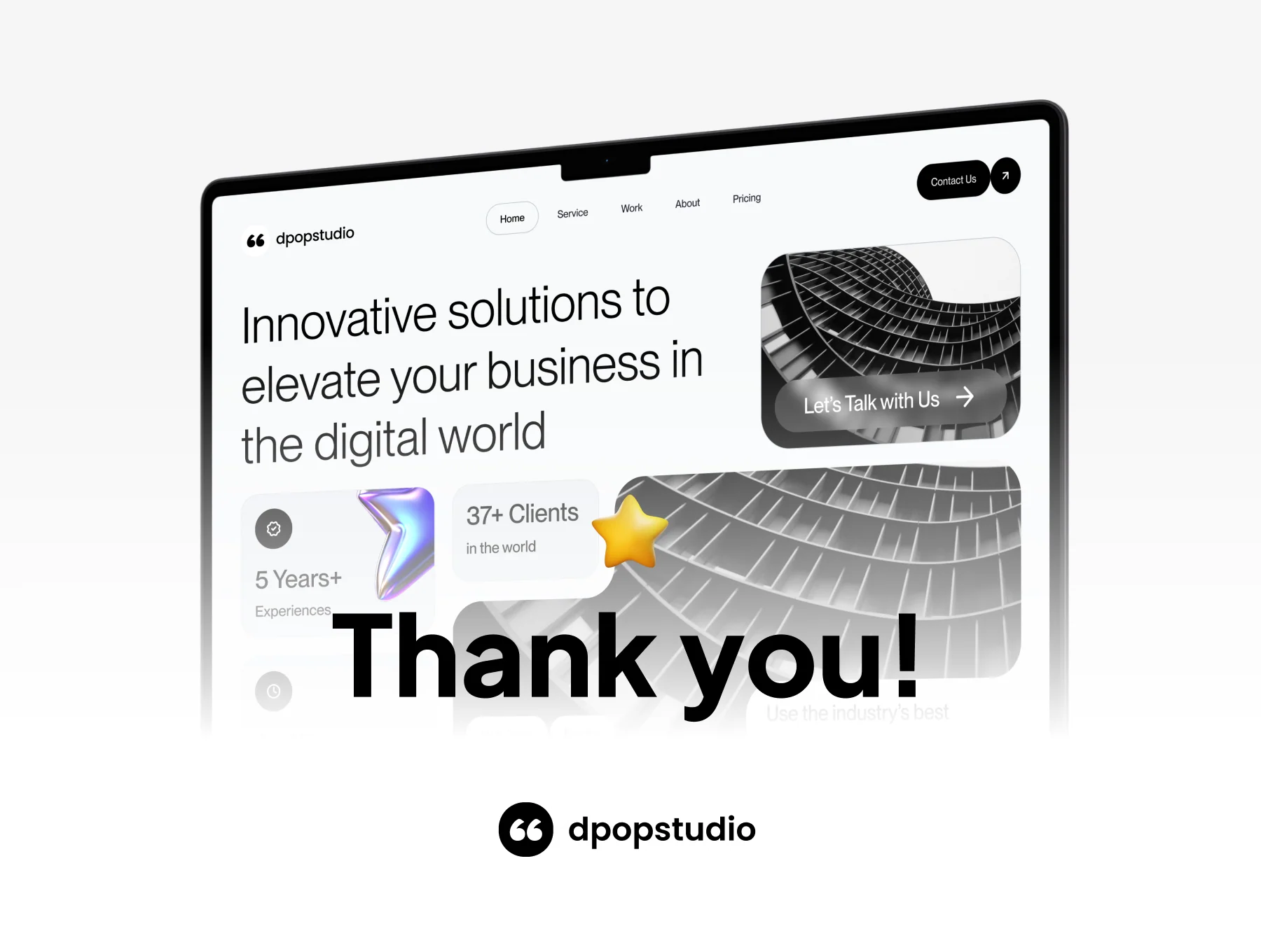 Digipop -  Digital Agency Web UI KIT 8