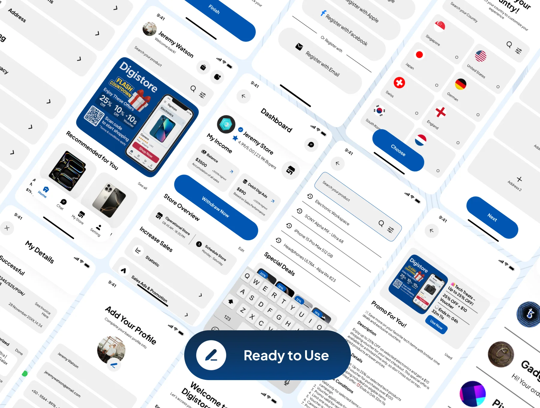 Digistore - Ecommerce Electronic Store App UI Kit 7