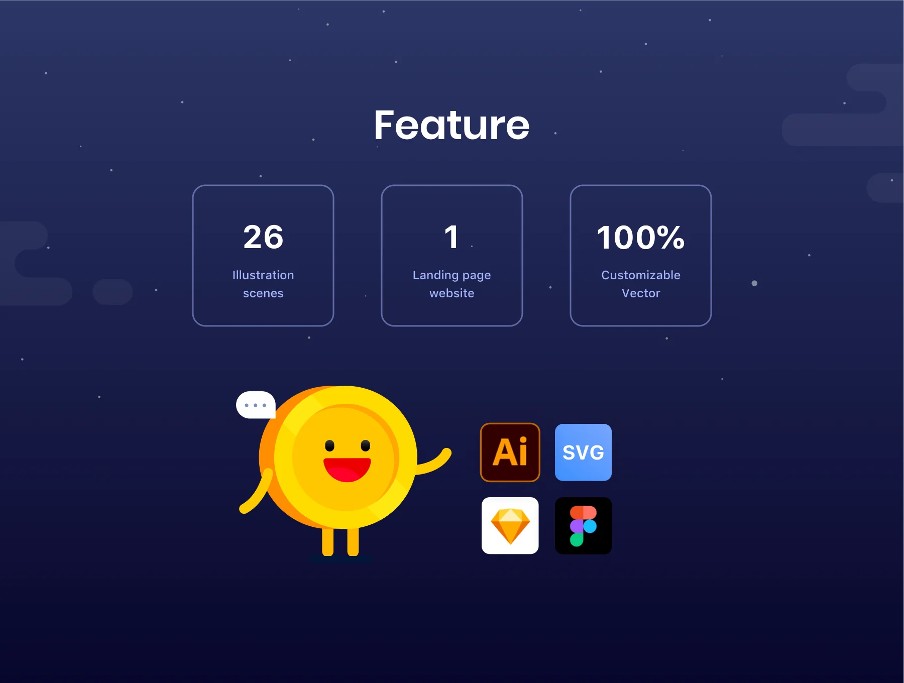 Digit Coin Illustration pack 2