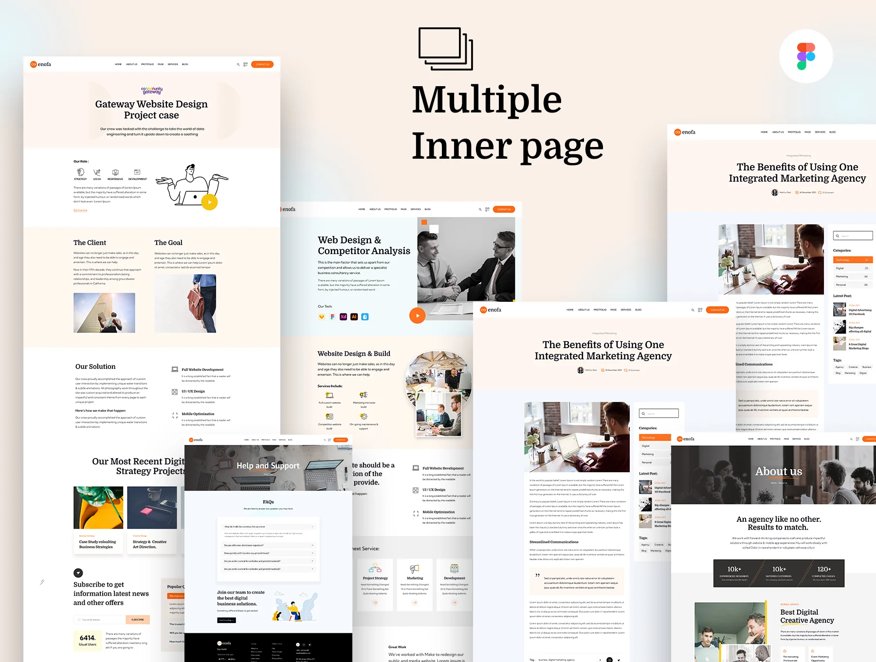 Digital Agency Figma UI Kit 6