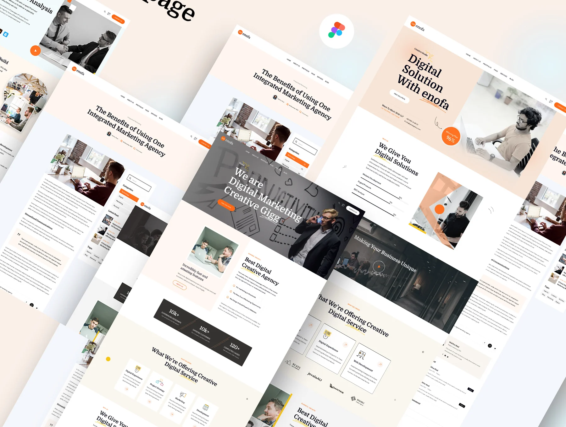 Digital Agency Figma UI Kit 8
