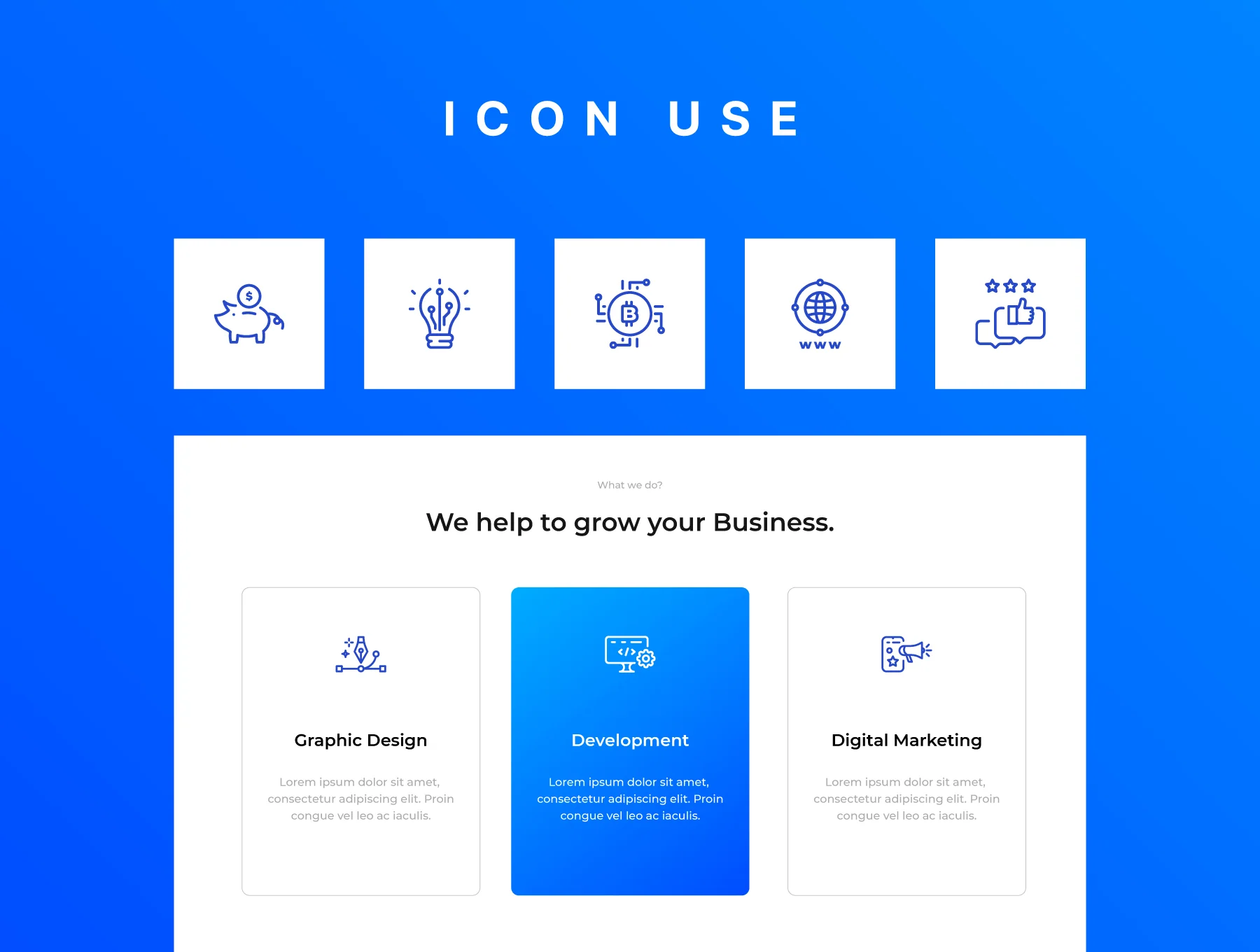 Digital Agency Startup Icons 4