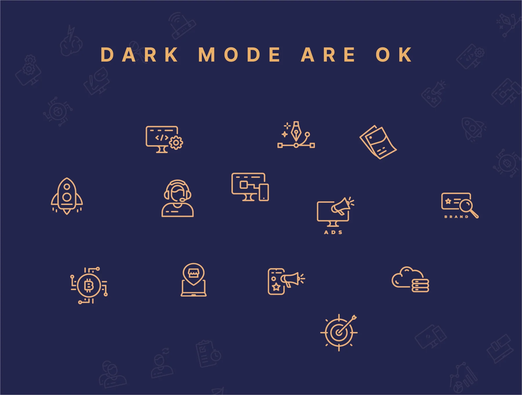 Digital Agency Startup Icons 5